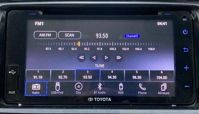 2018 Toyota YARIS G MT, Petrol, Manual, 22,251 km, Touchscreen Infotainment System