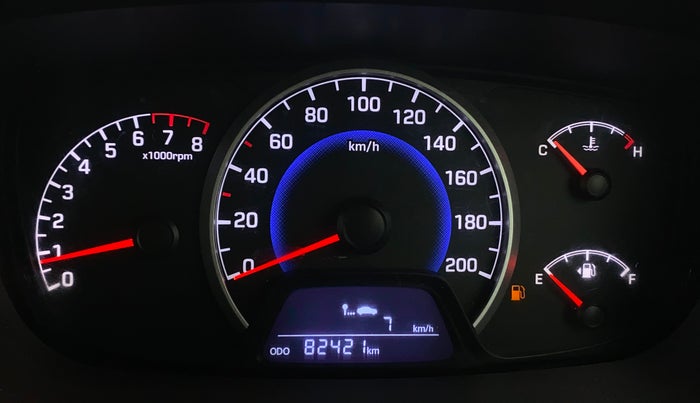 2017 Hyundai Grand i10 MAGNA 1.2 KAPPA VTVT, Petrol, Manual, 82,417 km, Odometer Image