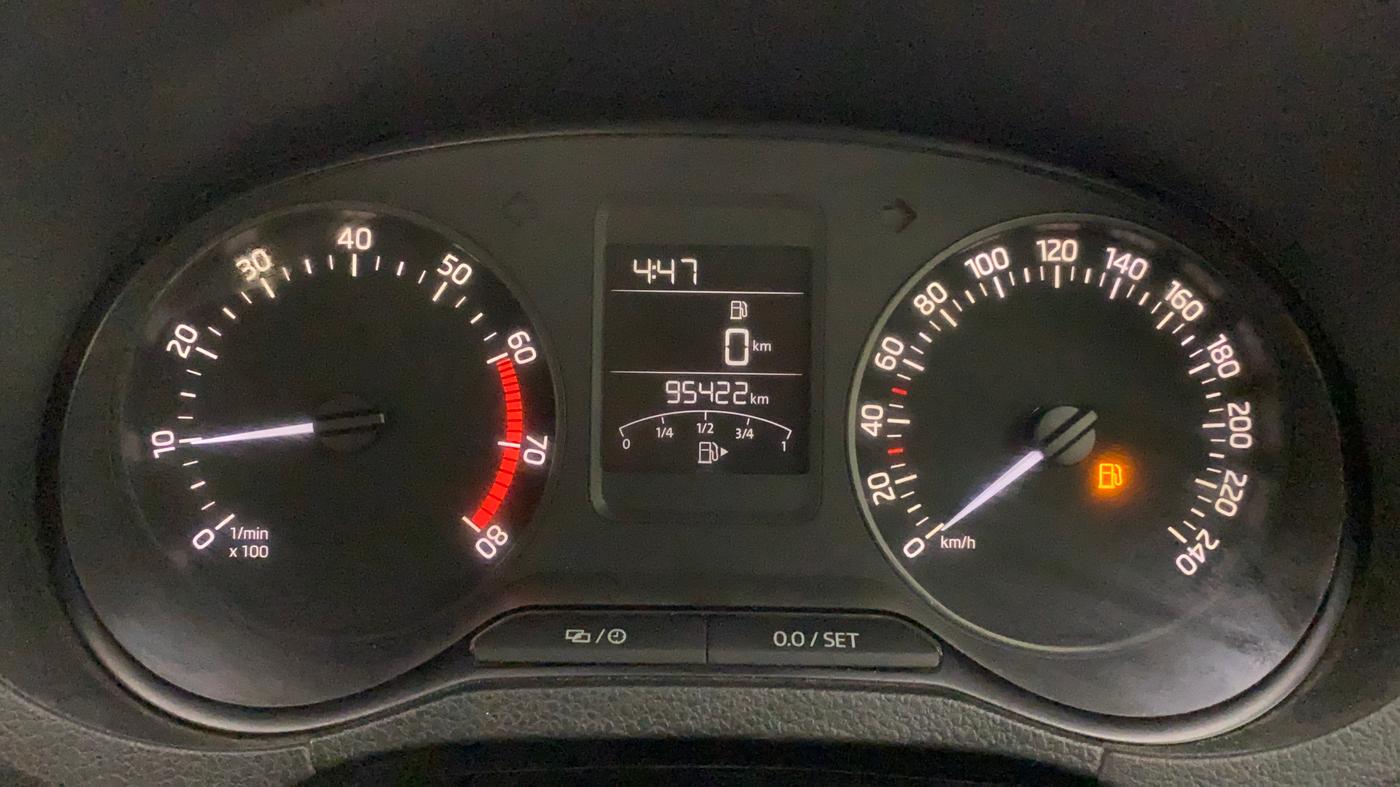 2020 Skoda Rapid STYLE TSI, Petrol, Manual, 95,411 km, Odometer Image