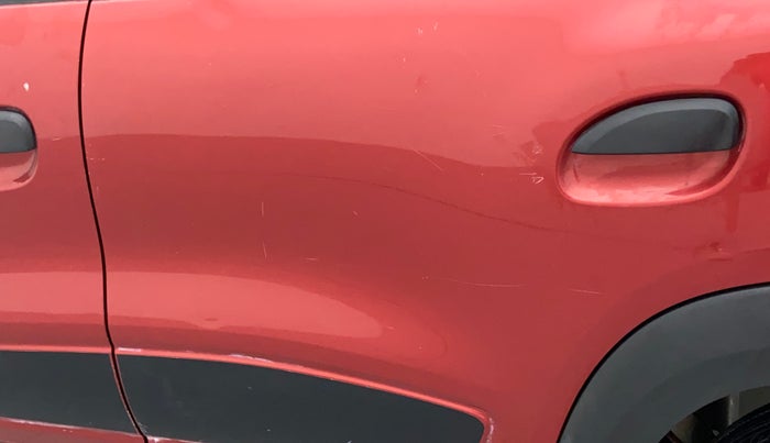 2019 Renault Kwid RXL, Petrol, Manual, 9,550 km, Rear left door - Slightly dented
