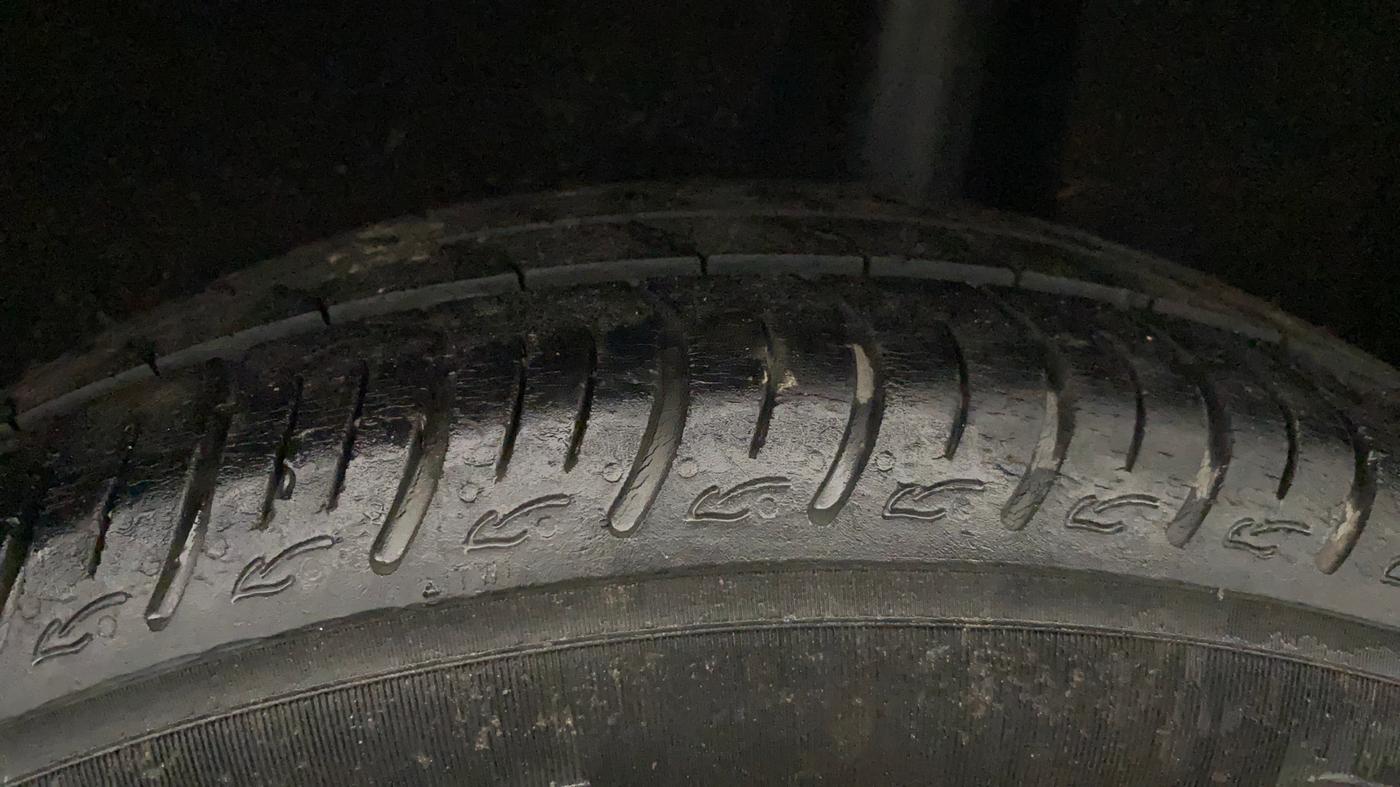 2021 Maruti Baleno DELTA PETROL 1.2, Petrol, Manual, 54,067 km, Left Rear Tyre Tread