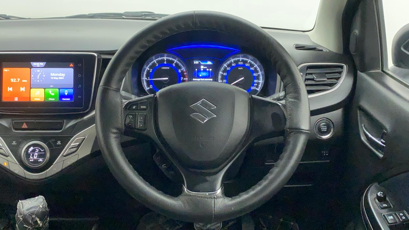 2019 Maruti Baleno ZETA CVT PETROL 1.2, Petrol, Automatic, 15,895 km, Steering Wheel Close Up