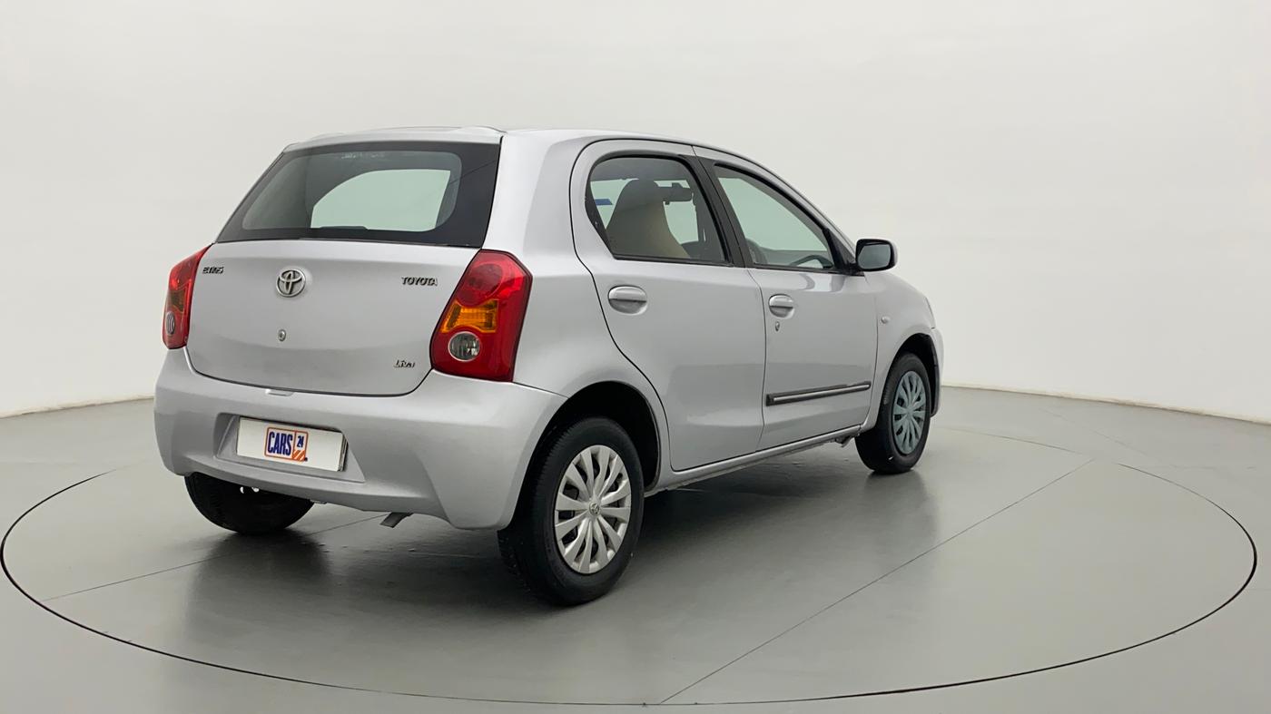 2011 Toyota Etios Liva G, Petrol, Manual, 12,046 km, Right Back Diagonal