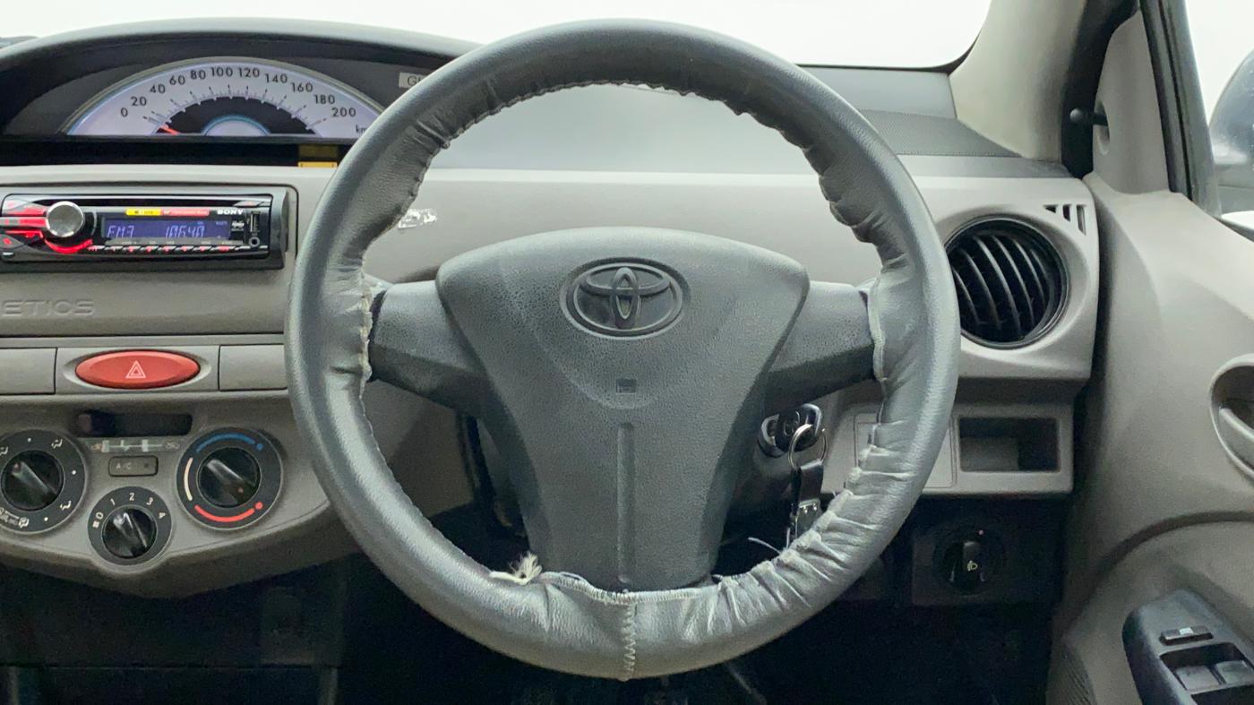 2011 Toyota Etios Liva G, Petrol, Manual, 12,046 km, Steering Wheel Close Up