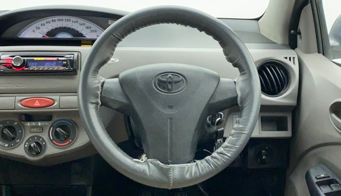 2011 Toyota Etios Liva G, Petrol, Manual, 12,046 km, Steering Wheel Close Up