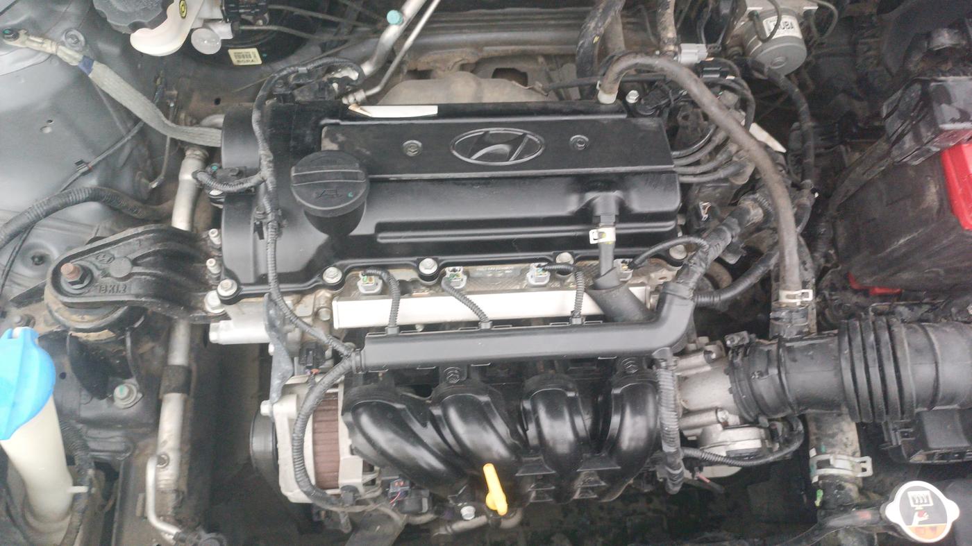 2017 Hyundai Elite i20 ASTA 1.2, Petrol, Manual, 81,563 km, Engine View