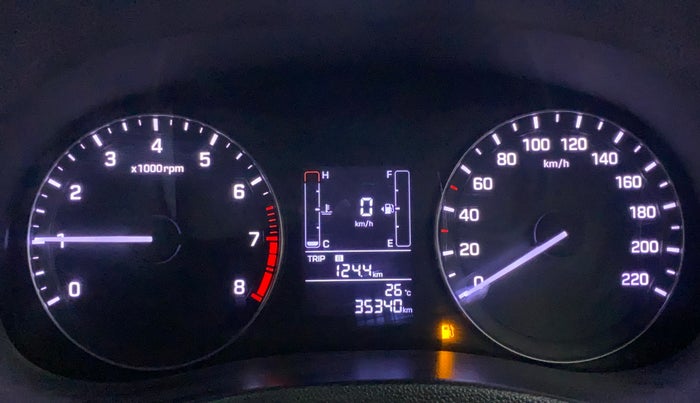 2016 Hyundai Creta SX PLUS 1.6 PETROL, Petrol, Manual, 35,310 km, Odometer Image