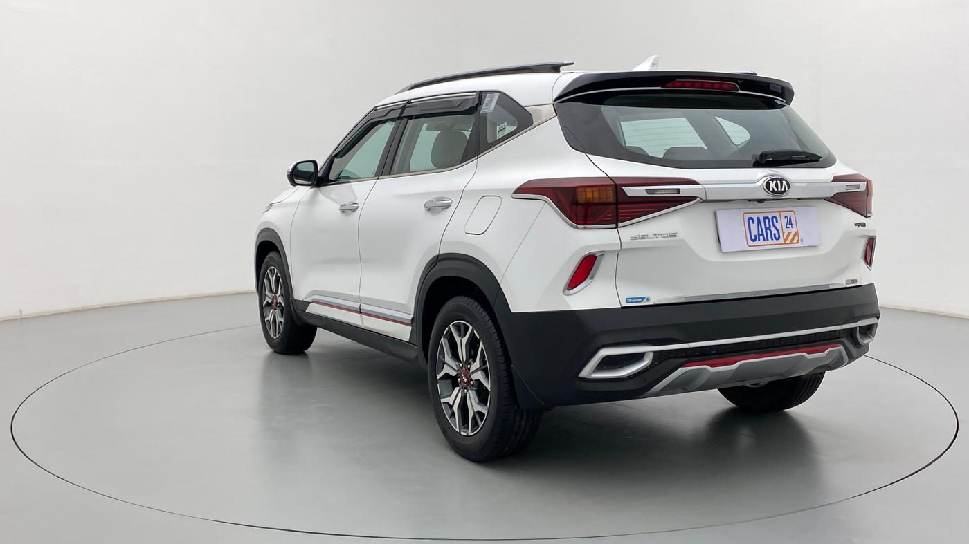 2020 KIA SELTOS 1.4 GTX+ TURBO GDI PETROL AT, Petrol, Automatic, 29,047 km, Left Back Diagonal