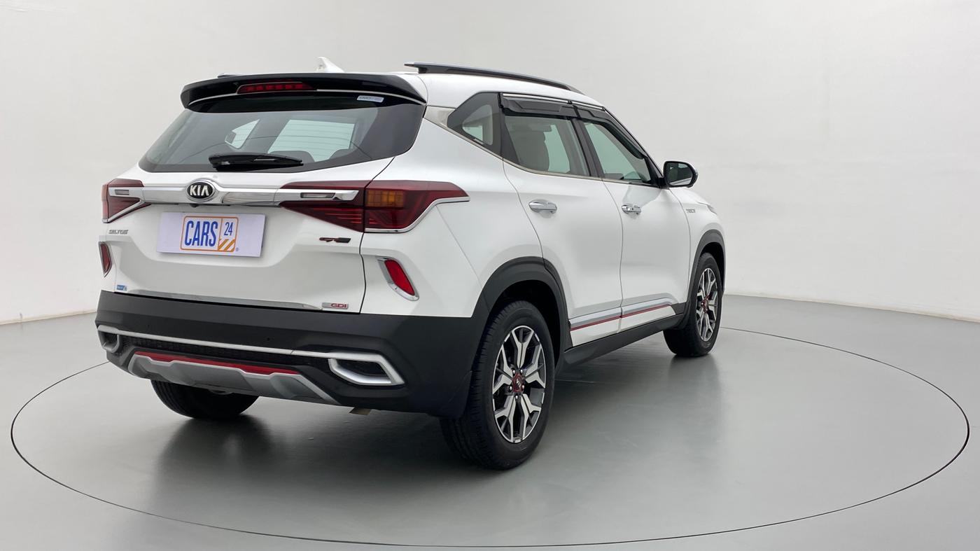 2020 KIA SELTOS 1.4 GTX+ TURBO GDI PETROL AT, Petrol, Automatic, 29,047 km, Right Back Diagonal