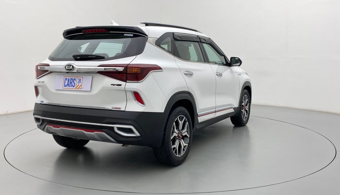 2020 KIA SELTOS 1.4 GTX+ TURBO GDI PETROL AT, Petrol, Automatic, 29,047 km, Right Back Diagonal