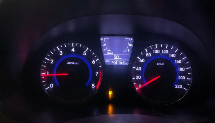 2015 Hyundai Verna FLUIDIC 4S 1.4 VTVT, Petrol, Manual, 48,762 km, Odometer Image