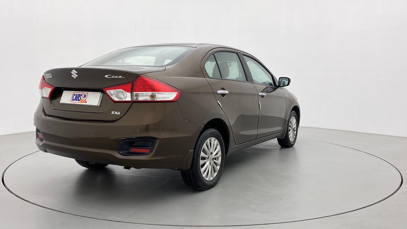 2015 Maruti Ciaz ZXI, Petrol, Manual, 73,980 km, Right Back Diagonal