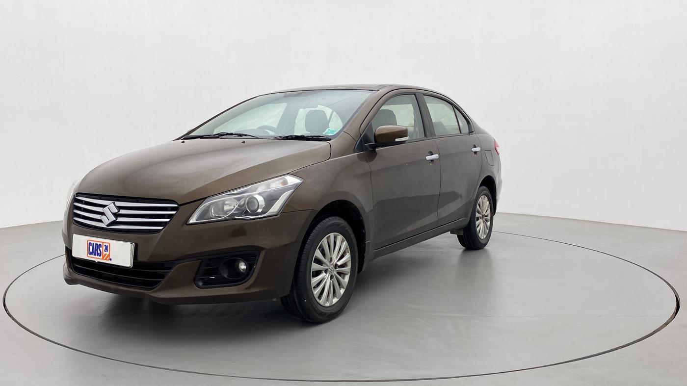 2015 Maruti Ciaz ZXI, Petrol, Manual, 73,980 km, Left Front Diagonal