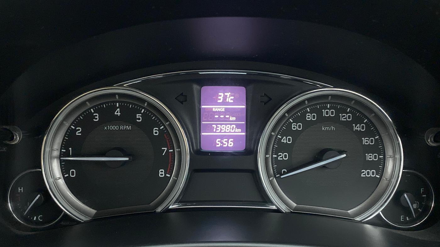 2015 Maruti Ciaz ZXI, Petrol, Manual, 73,980 km, Odometer Image