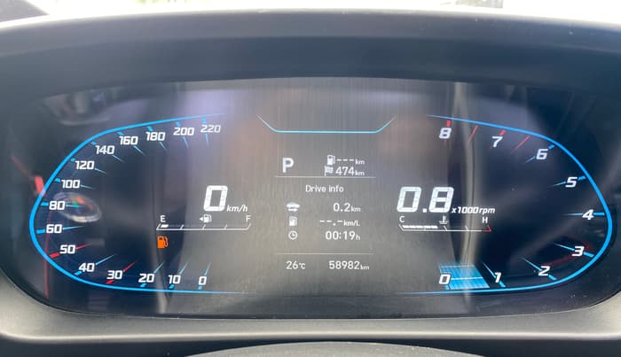 2021 Hyundai NEW I20 Asta (O) 1.0 Turbo DCT Dual Tone, Petrol, Automatic, 58,948 km, Odometer Image