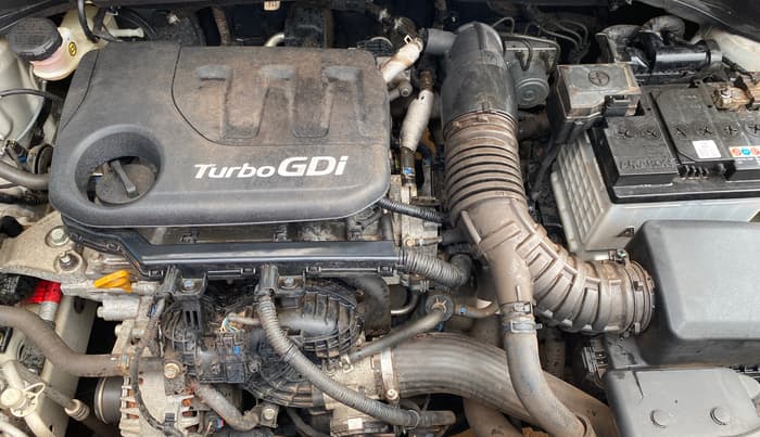 2021 Hyundai NEW I20 Asta (O) 1.0 Turbo DCT Dual Tone, Petrol, Automatic, 58,948 km, Engine View