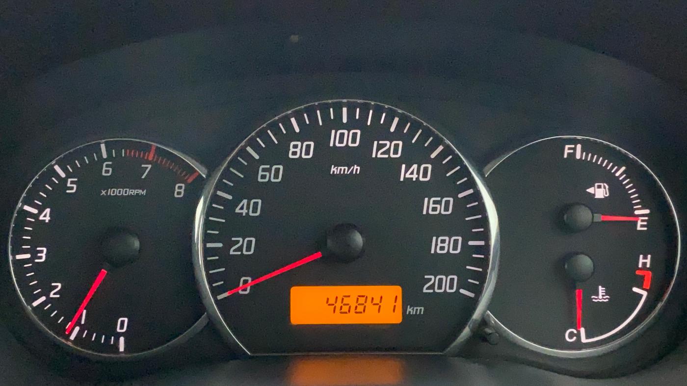 2011 Maruti Swift VXI, Petrol, Manual, 46,838 km, Odometer Image