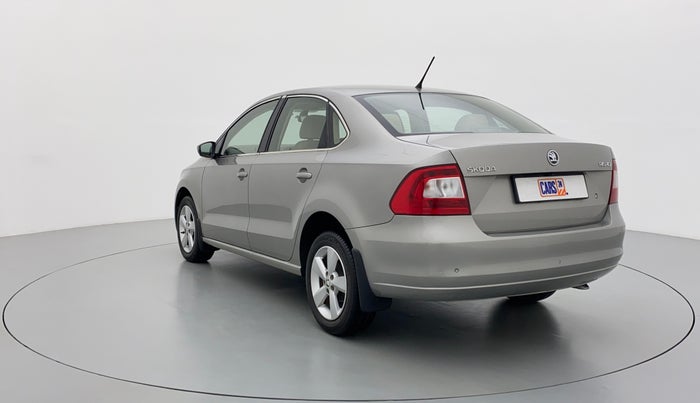 2016 Skoda Rapid AMBITION 1.6 MPI MT PLUS, Petrol, Manual, 82,482 km, Left Back Diagonal (45- Degree) View