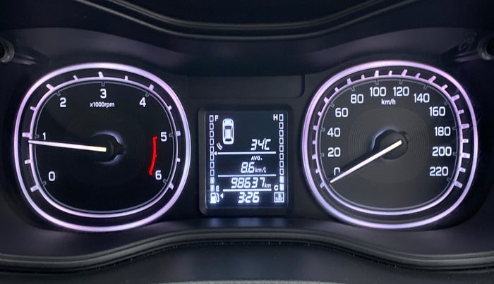 2016 Maruti Vitara Brezza ZDI, Diesel, Manual, 98,637 km, Odometer Image