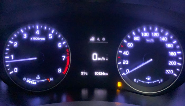 2014 Hyundai Elite i20 ASTA 1.2, Petrol, Manual, 80,824 km, Odometer Image