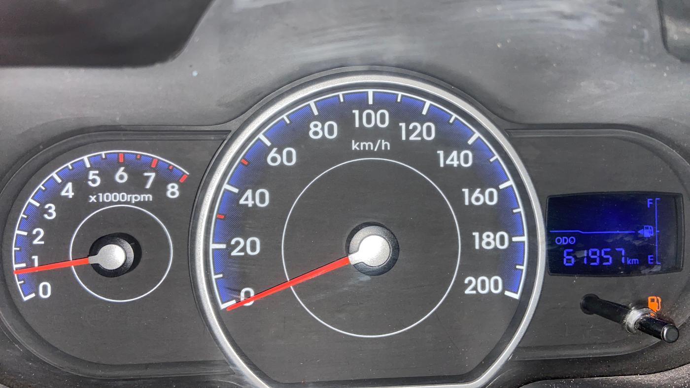 2012 Hyundai i10 ERA 1.1, Petrol, Manual, 61,688 km, Odometer Image
