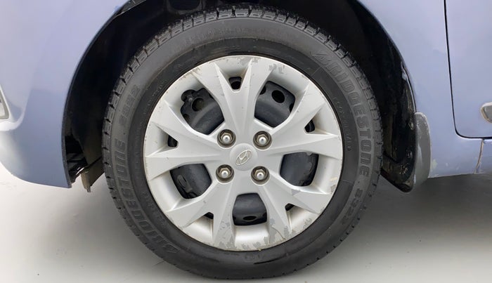 2015 Hyundai Grand i10 SPORTZ 1.2 KAPPA VTVT, Petrol, Manual, 70,563 km, Left Front Wheel