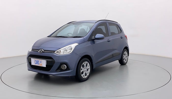 2015 Hyundai Grand i10 SPORTZ 1.2 KAPPA VTVT, Petrol, Manual, 70,563 km, Left Front Diagonal