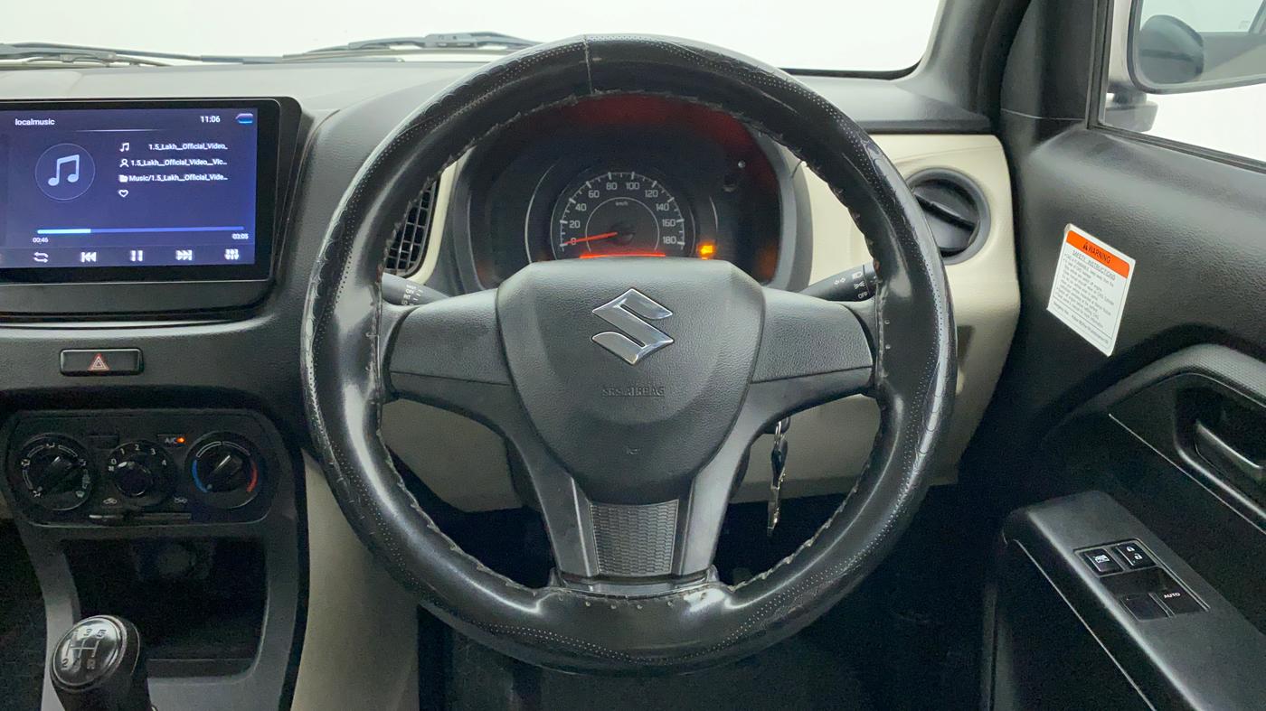 2019 Maruti New Wagon-R LXI CNG 1.0, CNG, Manual, 41,819 km, Steering Wheel Close Up