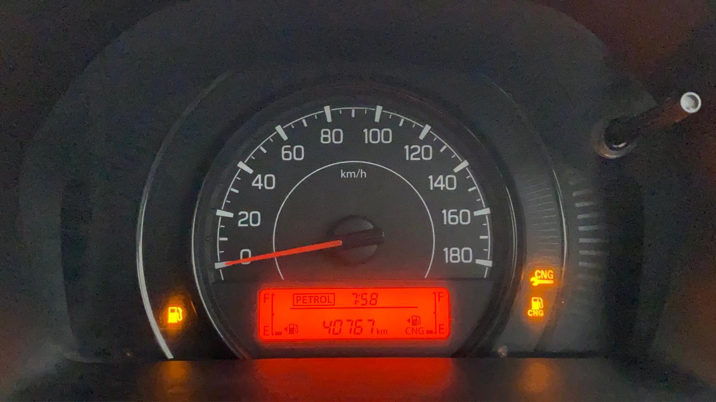 2019 Maruti New Wagon-R LXI CNG 1.0, CNG, Manual, 41,819 km, Odometer Image