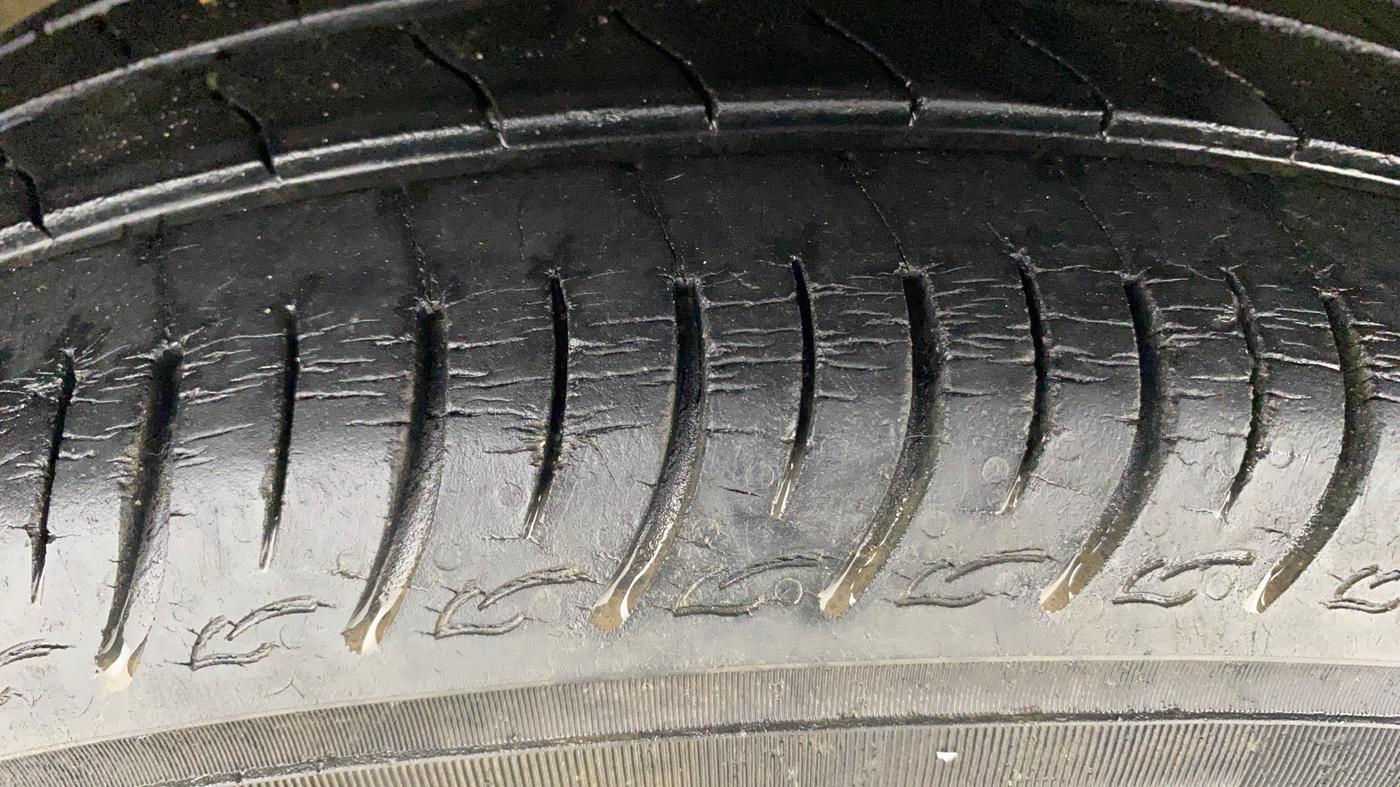 2020 Maruti Baleno DELTA PETROL 1.2, Petrol, Manual, 21,517 km, Right Rear Tyre Tread
