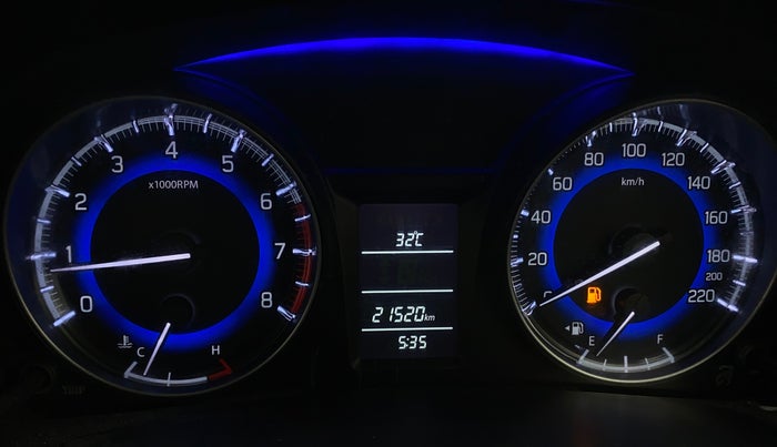 2020 Maruti Baleno DELTA PETROL 1.2, Petrol, Manual, 21,517 km, Odometer Image