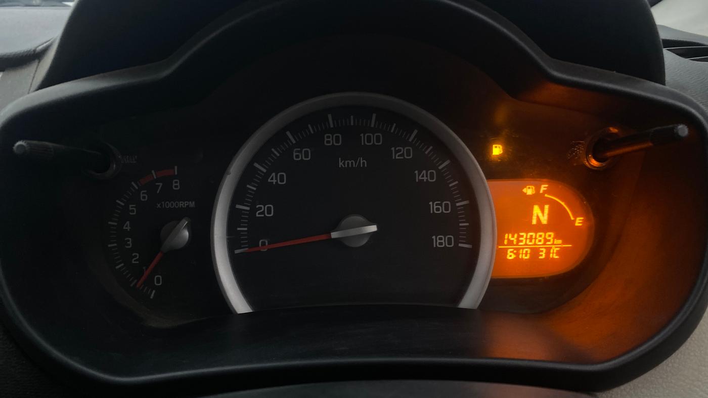 2015 Maruti Celerio VXI AMT, Petrol, Automatic, 1,43,078 km, Odometer Image