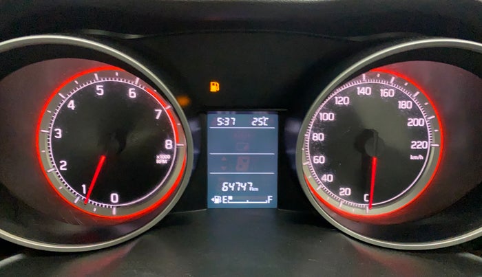 2018 Maruti Swift ZXI PLUS, Petrol, Manual, 64,747 km, Odometer Image