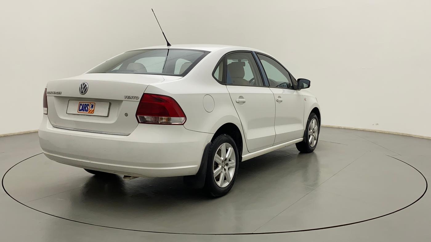 2011 Volkswagen Vento HIGHLINE PETROL AT, Petrol, Automatic, 60,391 km, Right Back Diagonal