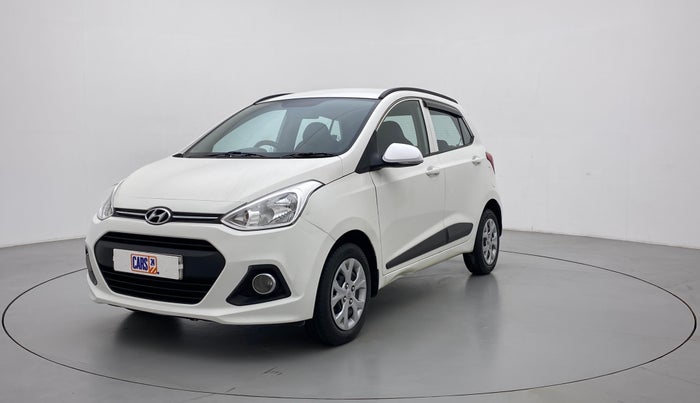2016 Hyundai Grand i10 SPORTZ 1.2 KAPPA VTVT, Petrol, Manual, 71,806 km, Left Front Diagonal