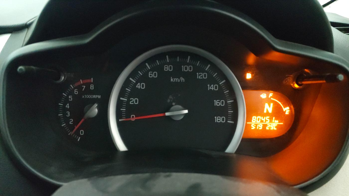 2018 Maruti Celerio ZXI AMT (O), Petrol, Automatic, 80,451 km, Odometer Image