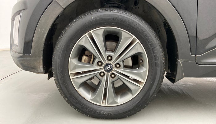 2017 Hyundai Creta SX PLUS AT 1.6 PETROL, Petrol, Automatic, 73,735 km, Left Front Wheel