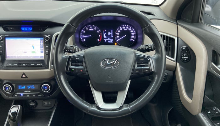 2017 Hyundai Creta SX PLUS AT 1.6 PETROL, Petrol, Automatic, 73,735 km, Steering Wheel Close Up