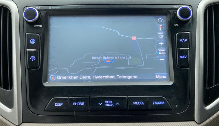2017 Hyundai Creta SX PLUS AT 1.6 PETROL, Petrol, Automatic, 73,735 km, Navigation System