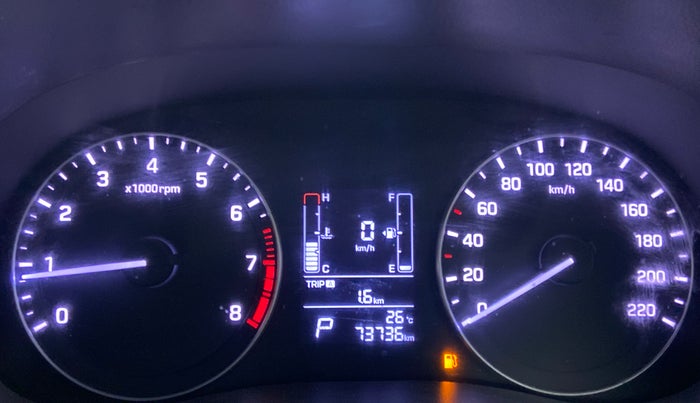 2017 Hyundai Creta SX PLUS AT 1.6 PETROL, Petrol, Automatic, 73,735 km, Odometer Image