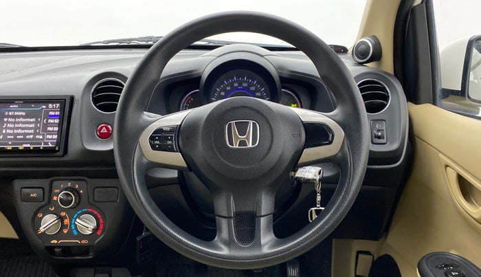 2015 Honda Amaze 1.2 SMT I VTEC, Petrol, Manual, 32,634 km, Steering Wheel Close Up