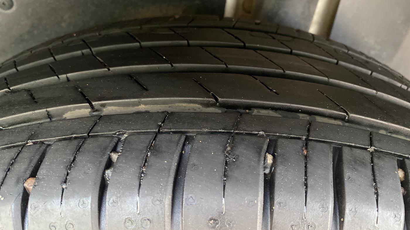 2021 MG HECTOR SHARP 1.5 DCT PETROL, Petrol, Automatic, 63,097 km, Left Rear Tyre Tread