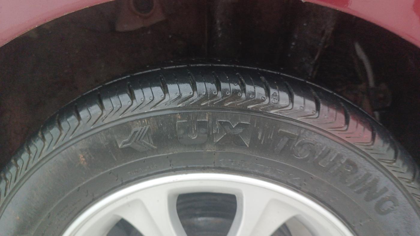 2014 Hyundai Grand i10 ASTA AT 1.2 KAPPA VTVT, Petrol, Automatic, 66,107 km, Left Rear Tyre Tread