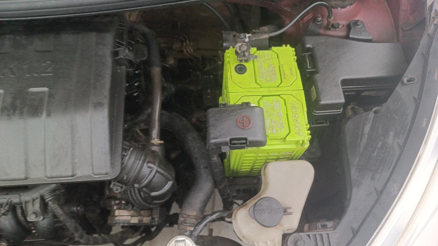 2014 Hyundai Grand i10 ASTA AT 1.2 KAPPA VTVT, Petrol, Automatic, 66,107 km, Engine View - Left