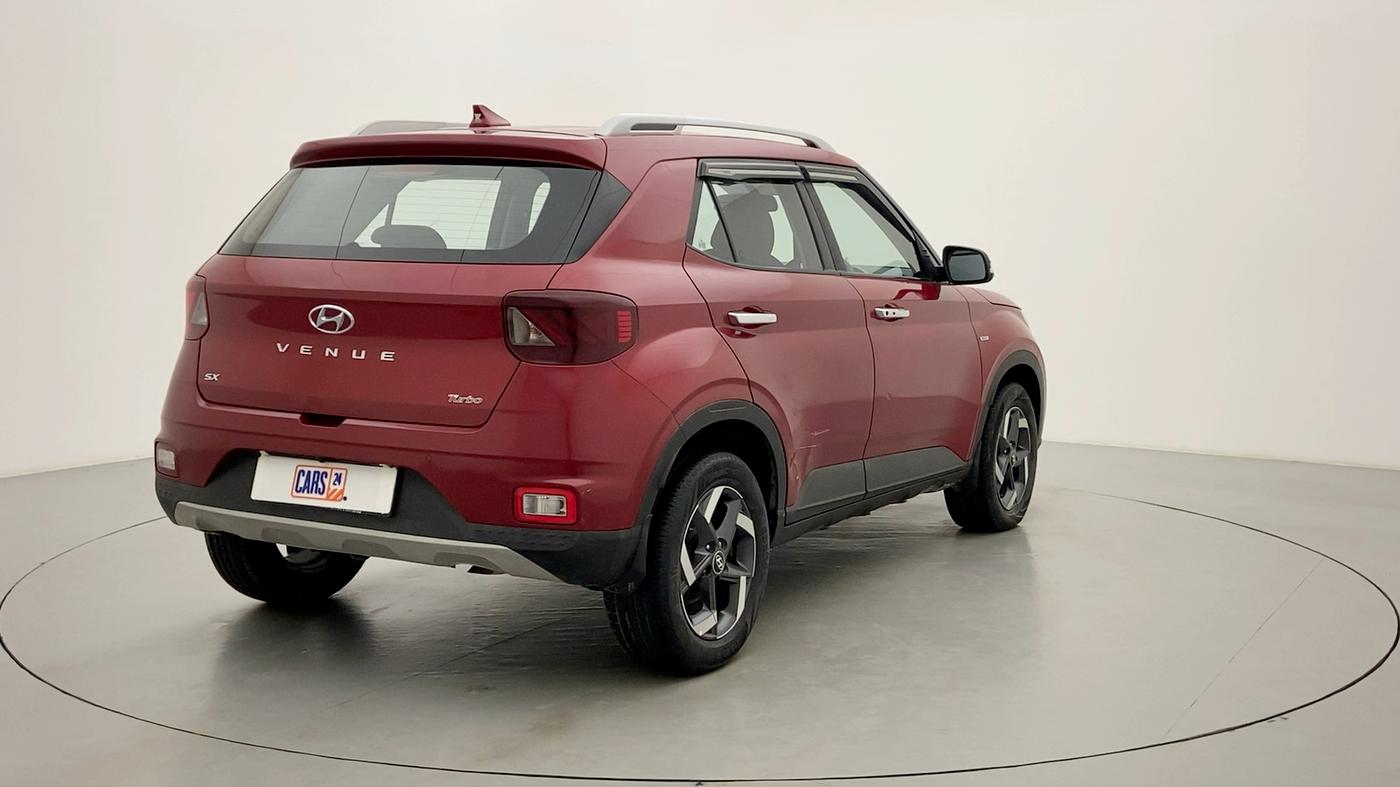 2019 Hyundai VENUE 1.0 TURBO GDI SX+ AT, Petrol, Automatic, 24,576 km, Right Back Diagonal