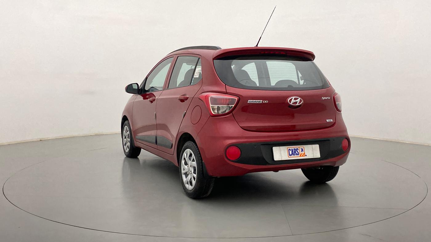 2019 Hyundai Grand i10 SPORTZ 1.2 KAPPA VTVT, Petrol, Manual, 2,126 km, Left Back Diagonal
