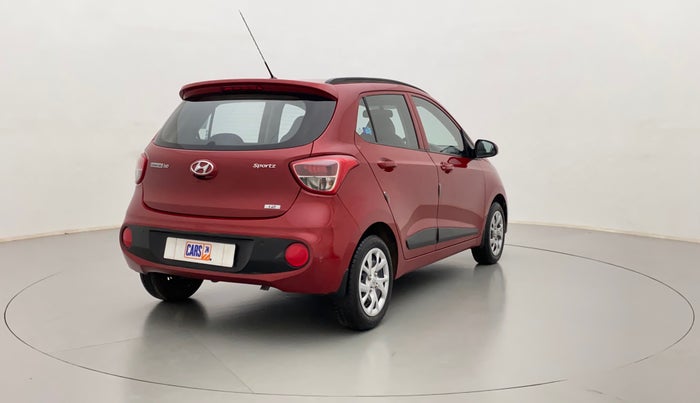 2019 Hyundai Grand i10 SPORTZ 1.2 KAPPA VTVT, Petrol, Manual, 2,126 km, Right Back Diagonal