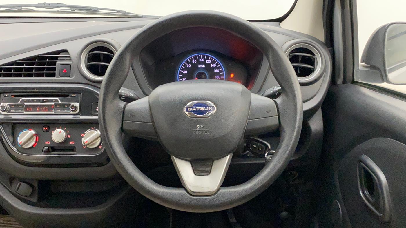 2018 Datsun Redi Go S 1.0, Petrol, Manual, 25,381 km, Steering Wheel Close Up