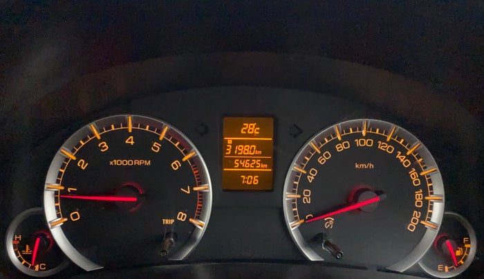 2014 Maruti Swift ZXI, Petrol, Manual, 54,625 km, Odometer Image