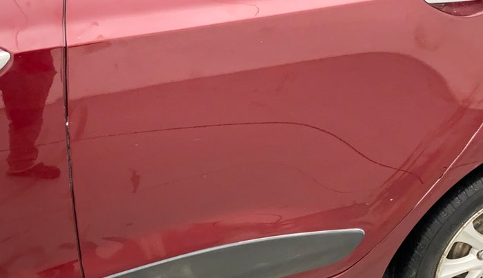 2014 Hyundai Grand i10 ASTA AT 1.2 KAPPA VTVT, Petrol, Automatic, 26,642 km, Rear left door - Slightly dented